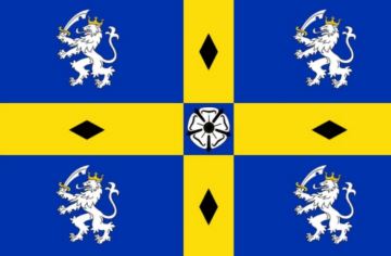 Durham county old Durham County table flag (old) - Image 1