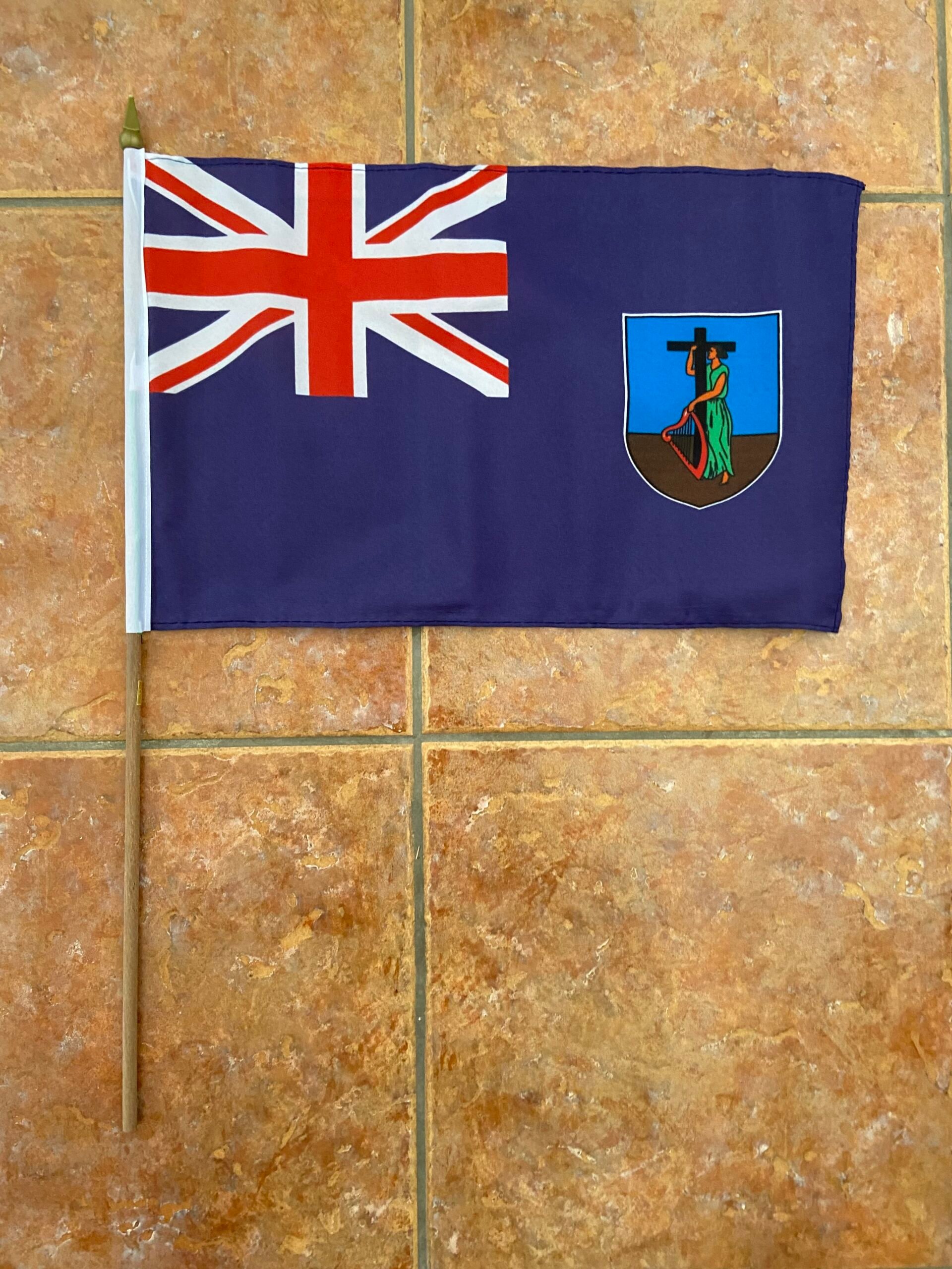 Montserrat Montserrat large hand flag - Image 1