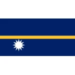 Nauru hand flag