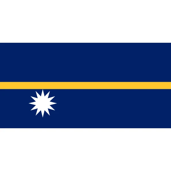 Nauru medium table flag