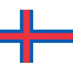 Faroe Islands table flag