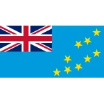 Tuvalu Table Flag