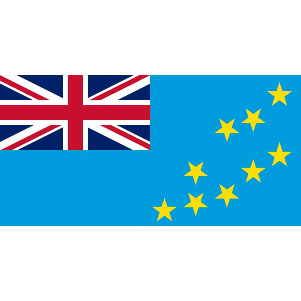 Tuvalu medium table flag