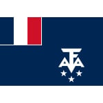 French Southern & Antarctic Lands table flag