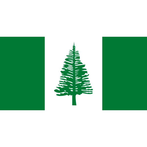 Norfolk Island table flag