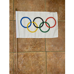 Olympic Flag Large (Hand 18"x12")