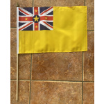 Niue large hand flag