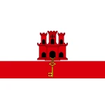 Gibraltar Table Flag