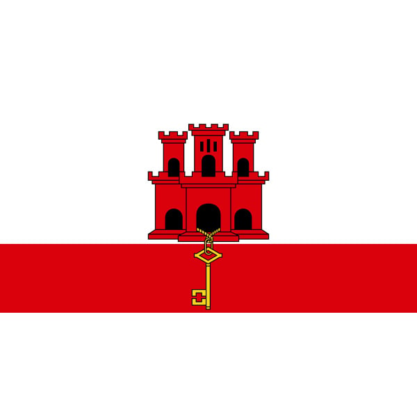 Gibraltar medium table flag