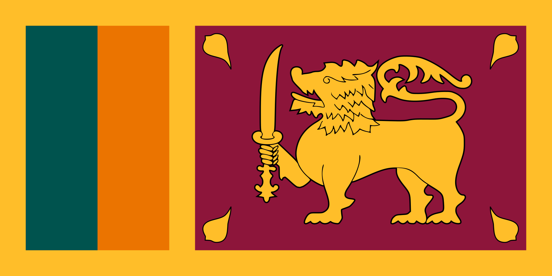 Sri lanka Sri Lanka Hand Flag - Image 1