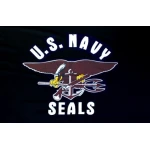 US Navy Seals table flag