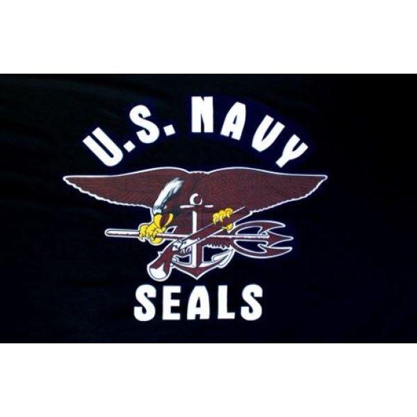 US Navy Seals table flag