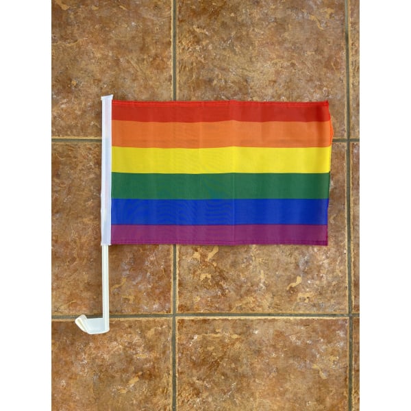 Gay Pride (Rainbow) Car Flag