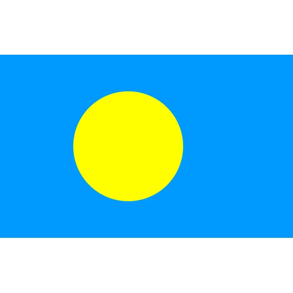 Palau table flag
