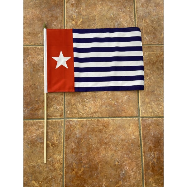 West Papua large hand flag