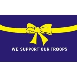 Support our Troops Blue 5'x3'