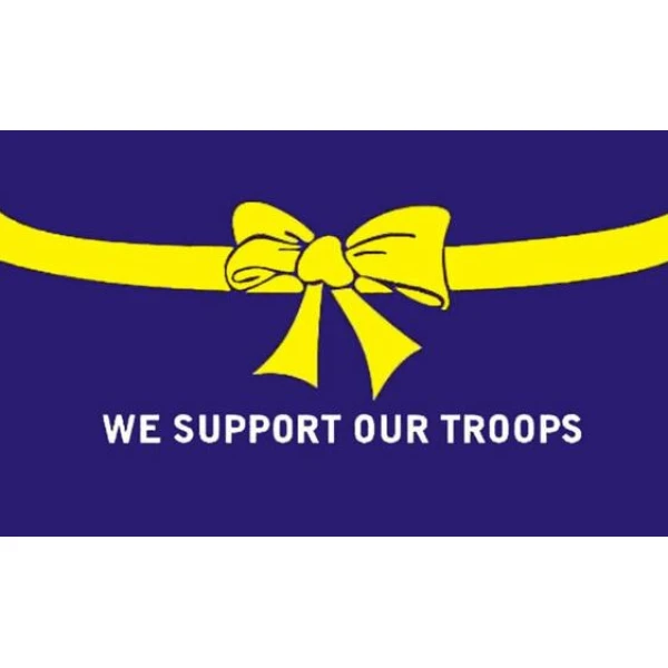 Support our Troops Blue 5'x3'