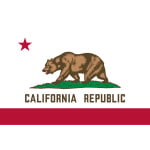 California Table Flag