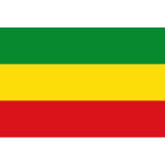 Ethiopia medium hand flag