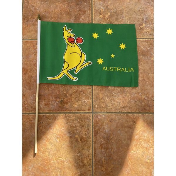 Kangaroo (Australia) large hand flag