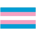Transgender (gay pride - rainbow) 5'x3' (Monica Helms)