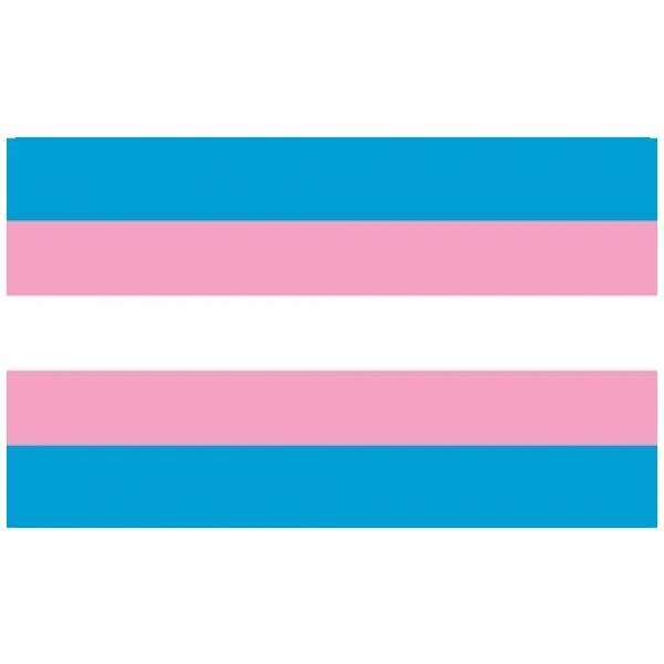 Transgender (gay pride - rainbow) 5'x3' (Monica Helms)