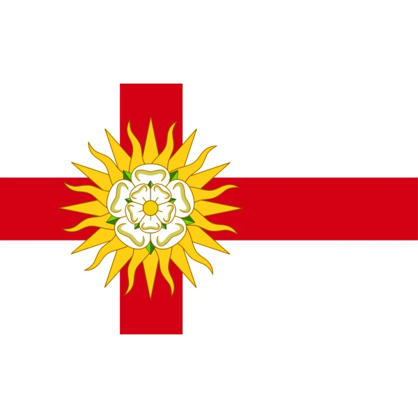 Yorkshire West Riding table flag