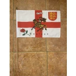English Rose Lion large hand flag