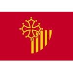 Languedoc Roussillon table flag