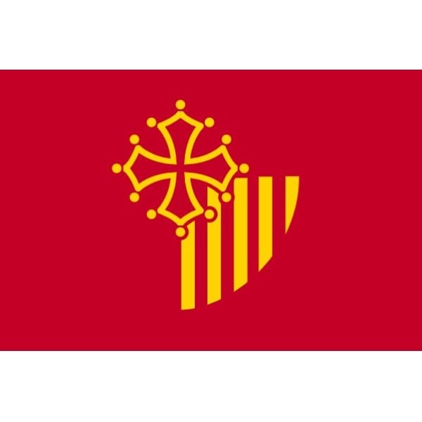 Languedoc Roussillon table flag