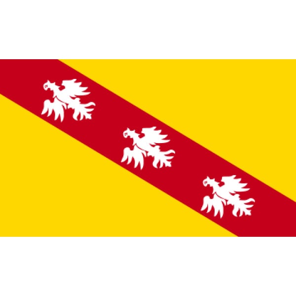 Lorraine table flag