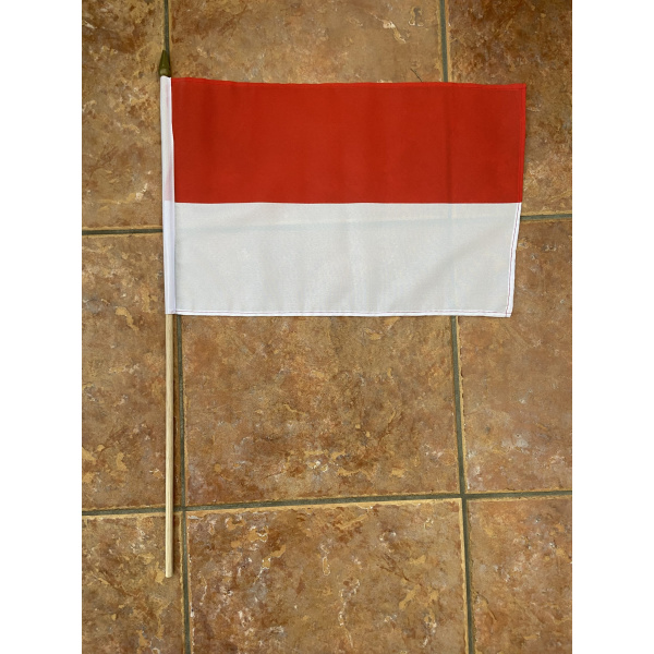 Monaco large hand flag