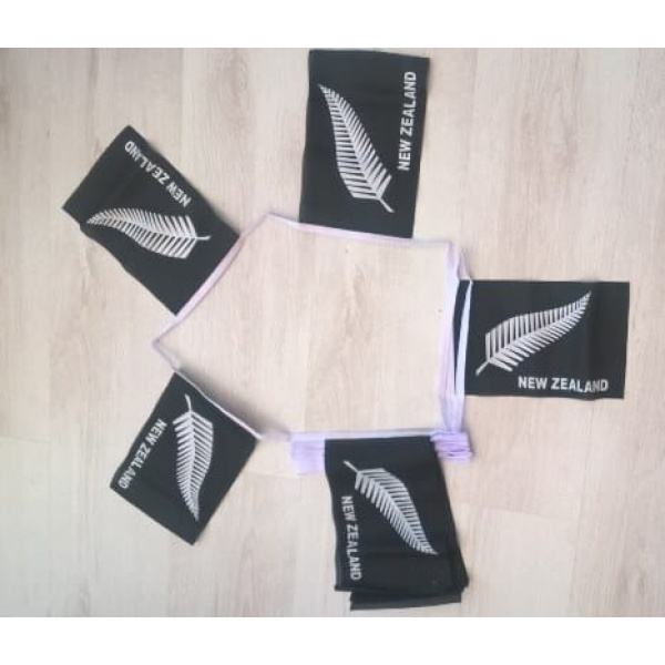 6m 20 flag New Zealand Fern bunting