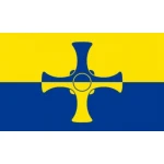 Durham County medium table flag