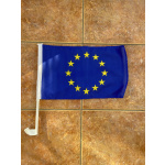 Euro Blue Star car flag