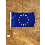 Euro Blue Star car flag