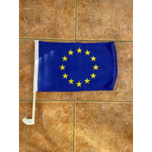 Euro Blue Star car flag