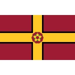 Northamptonshire medium hand flag