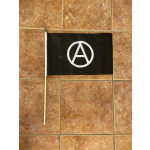 Anarchy large hand flag