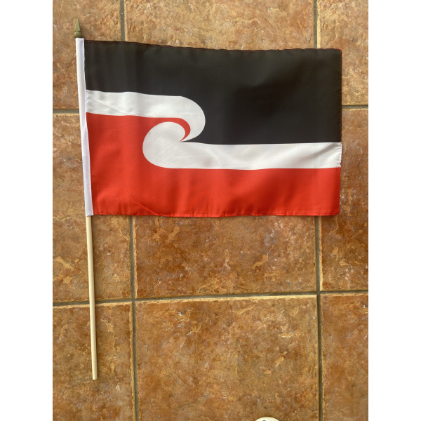 New Zealand Maori large hand flag