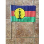 New Caledonia/Kanak large hand flag