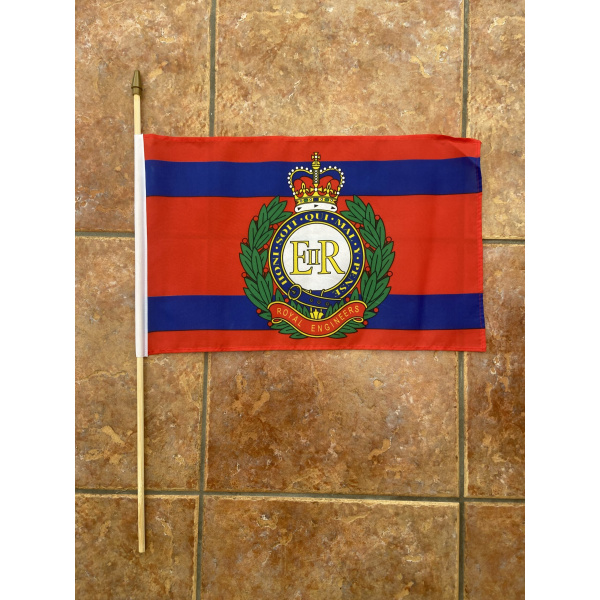 Royal Engineer Corps large hand flag