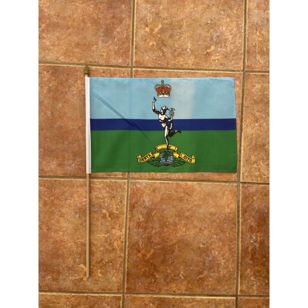 Royal Signals Corps large hand flag