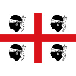 Sardinia hand flag