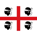 Sardinia hand flag