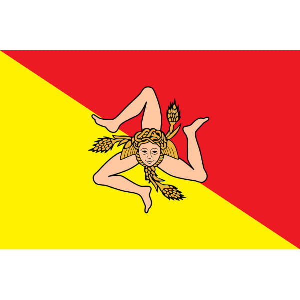 Sicily table flag