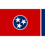 Tennessee hand flag