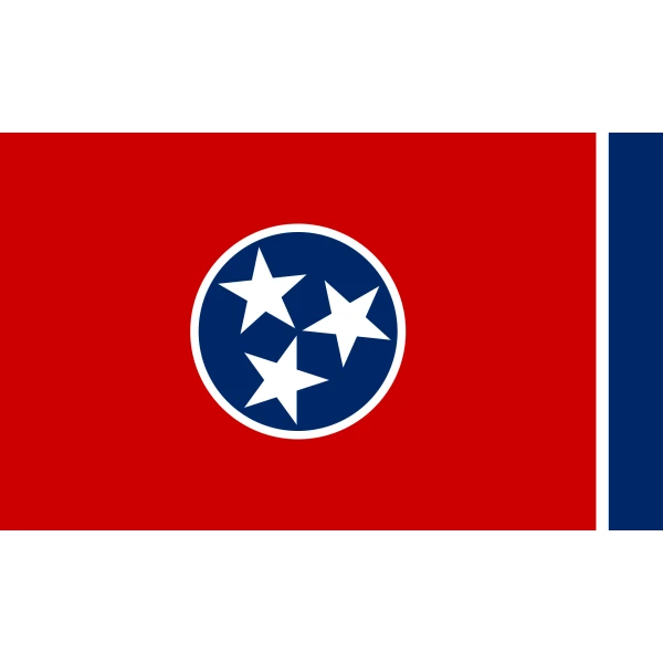 Tennessee table flag