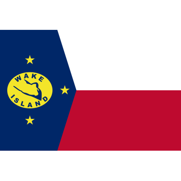 Wake Islands hand flag