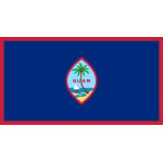 Guam Table Flag